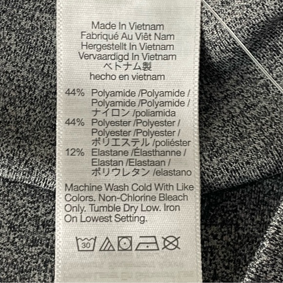 MADEWELL NWT MWL FORM HIGH RISE LEGENDS CHARCOAL HEATHER GRAY SMALL - Picture 9 of 10